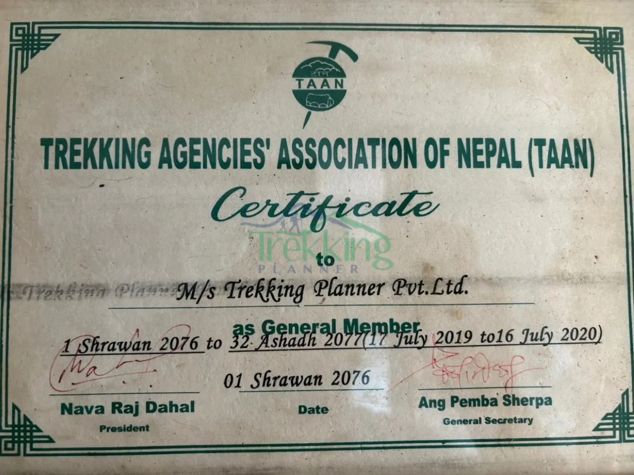 Trekking Agency Association Of Nepal