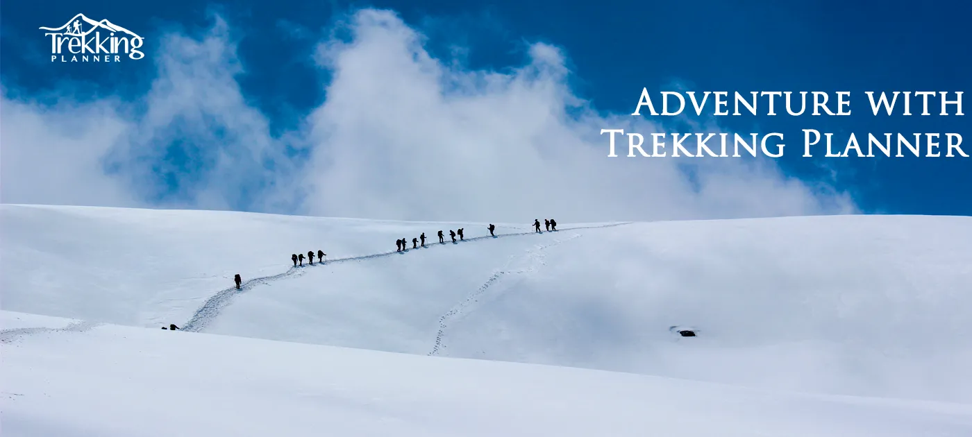 Adventure trekking planner guiding hikers through Himalayan mountain trails in Nepal