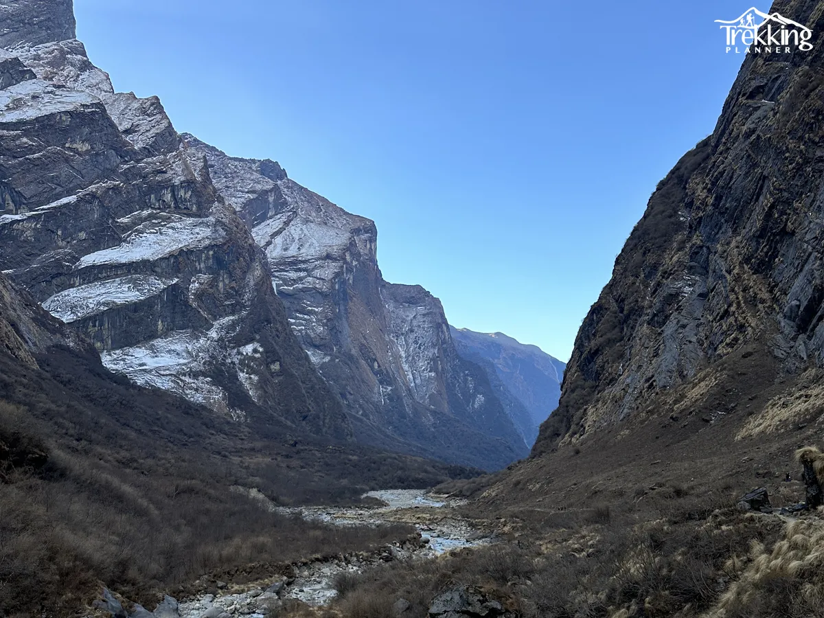 Traditional Gurung village along Annapurna Short Trek route with stone houses and terraced fields