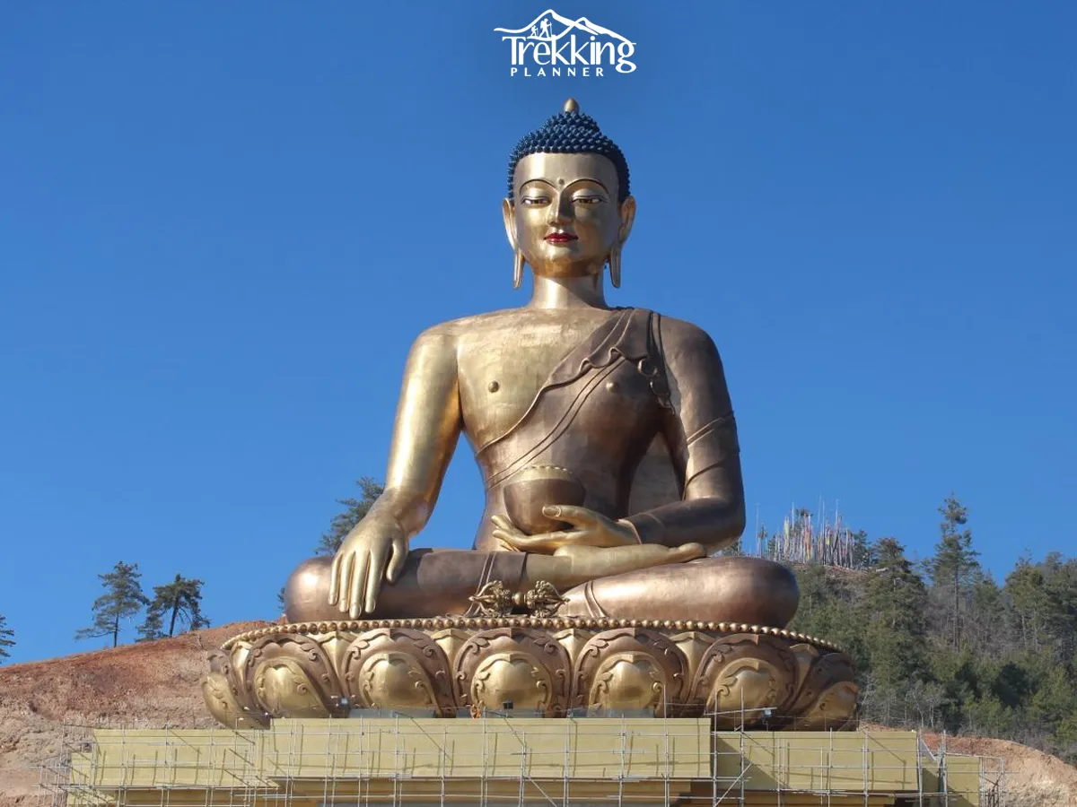 Buddha Dordenma statue in Thimphu, Bhutan, a popular attraction on a Bhutan Tour