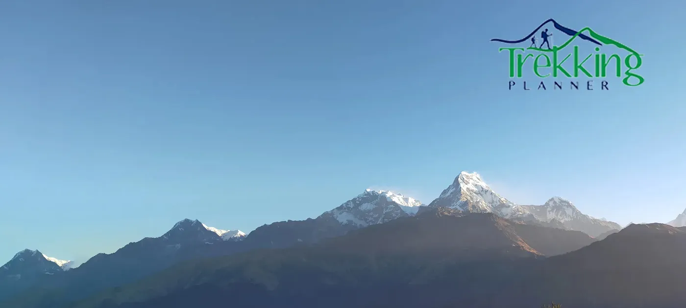 Easy and slow trekking in Nepal along peaceful Himalayan mountain trails with scenic views