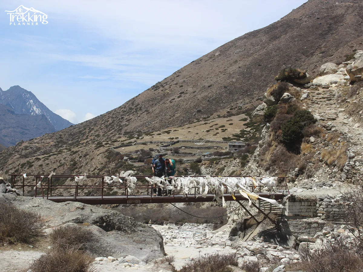 4x4 vehicle traveling on the rugged road toward Everest Base Camp via Salleri, Nepal.