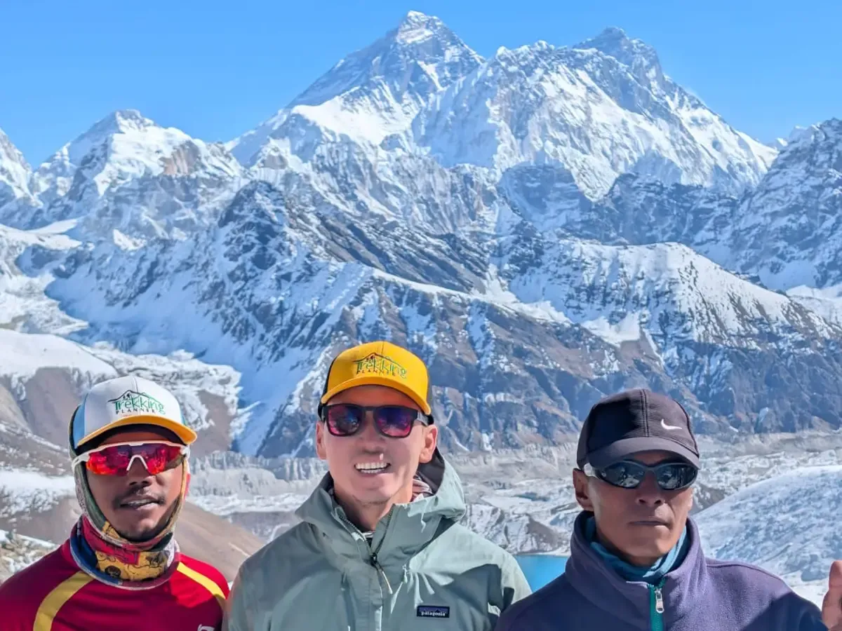 Scenic Mountain View from gokyo Valley