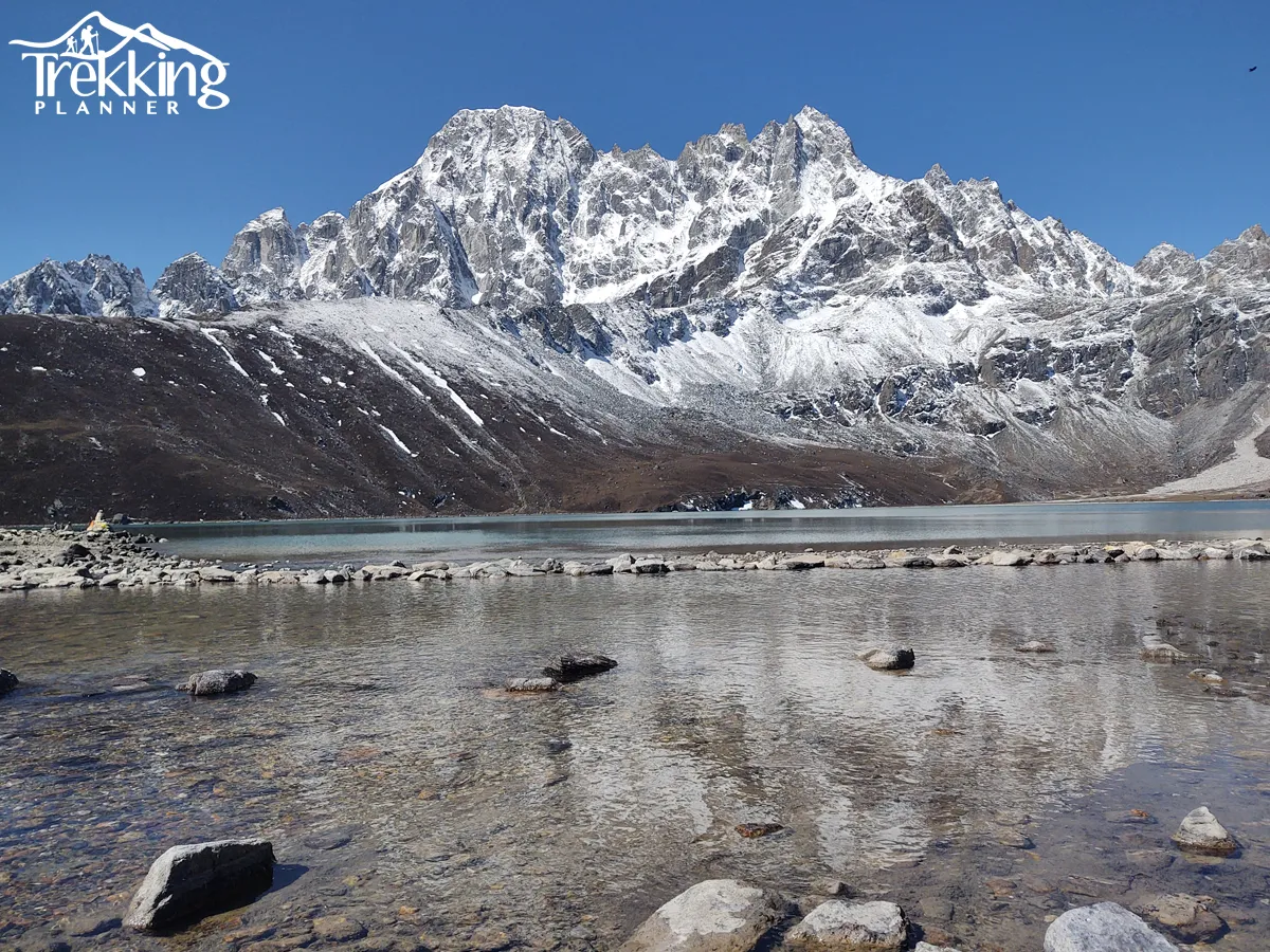 Panoramic view of Mount Everest and the Himalayas during the Everest View Trek with Gokyo Helicopter Tour