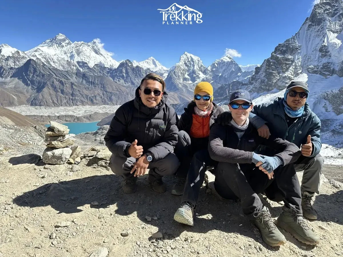 Scenic Mountains View From Gokyo Valley
