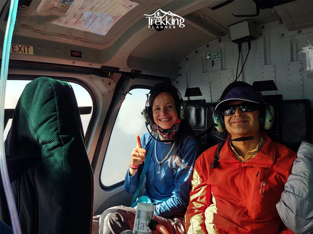 Guest enjoying at Everest View Trek