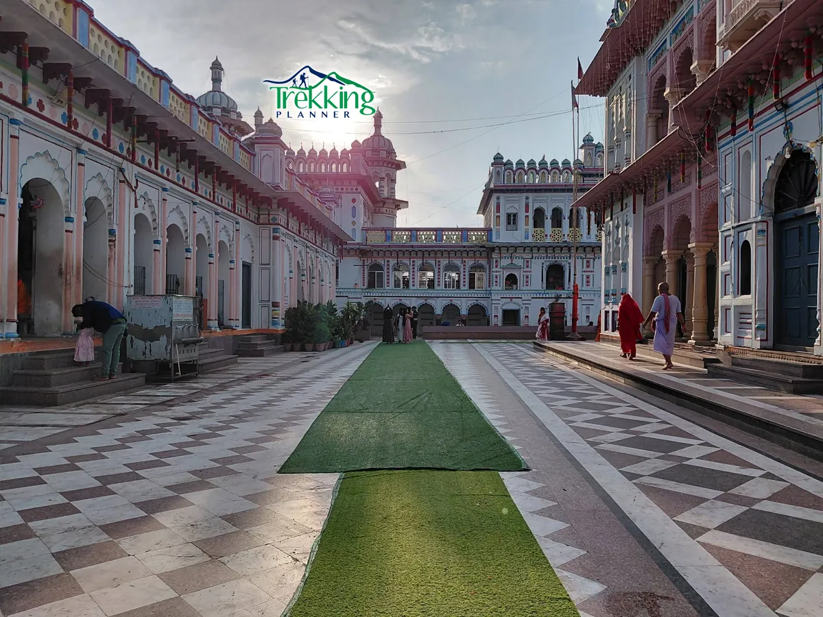 Ram Sita Vivah Mandap in Janakpur showcasing the site of the divine wedding ceremony