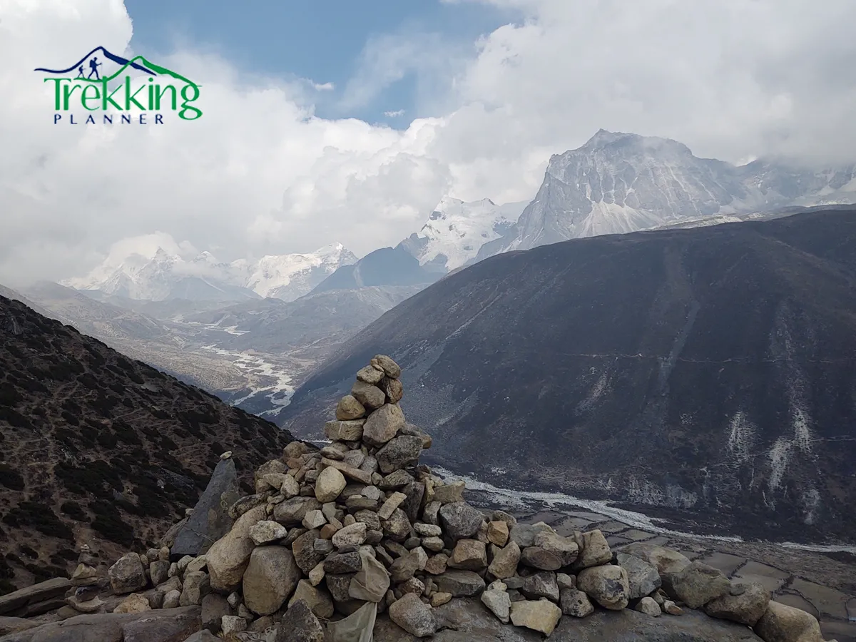 Sherpa village along the Jiri to Everest Base Camp trekking route in the Everest region.