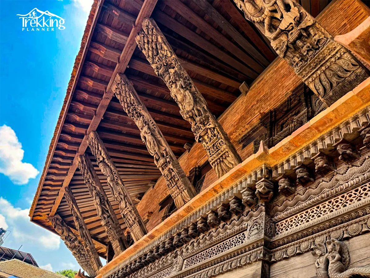 Krishna Mandir temple at Patan Durbar Square visited during a Patan City Tour in Nepal