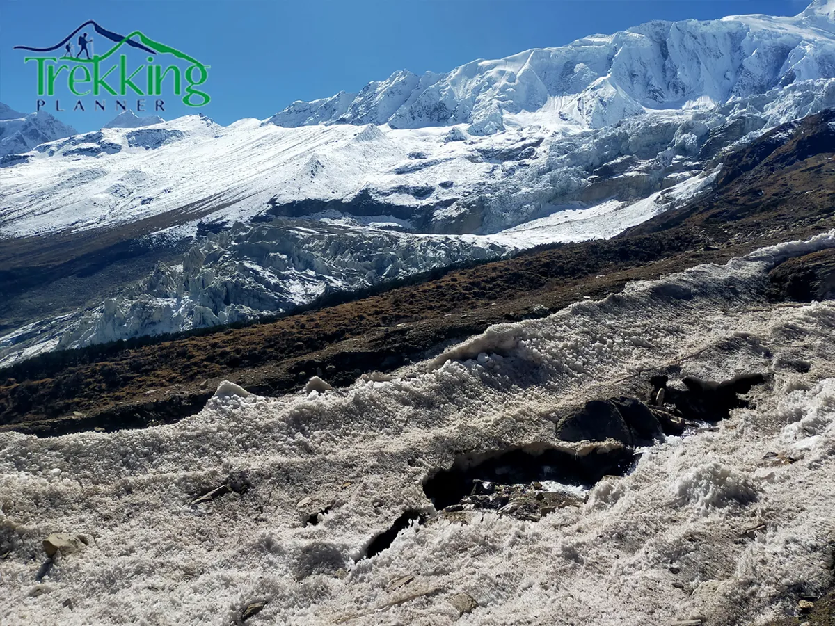 Panoramic view of the Manaslu Tsum Valley Trekking route in Nepal