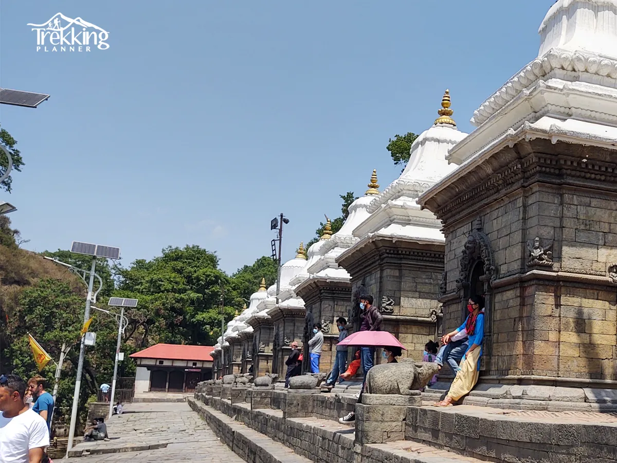 Mountain flight experience with Swayambhunath and Pashupatinath Temple sightseeing in Kathmandu