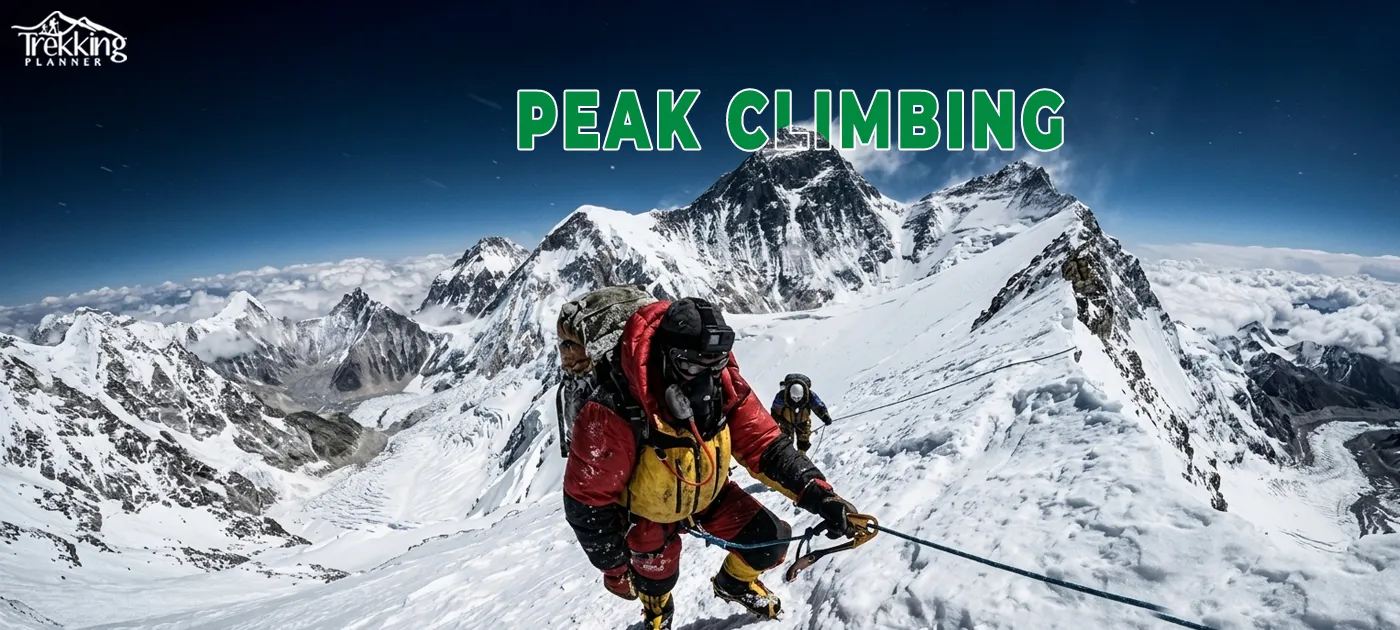Peak climbing in Nepal