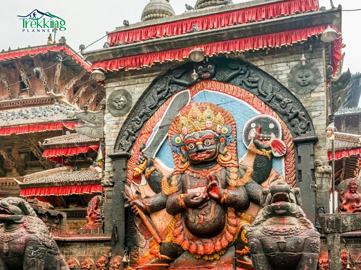 Ancient temples and palaces at Kathmandu Durbar Square, one of Nepal's UNESCO World Heritage Sites