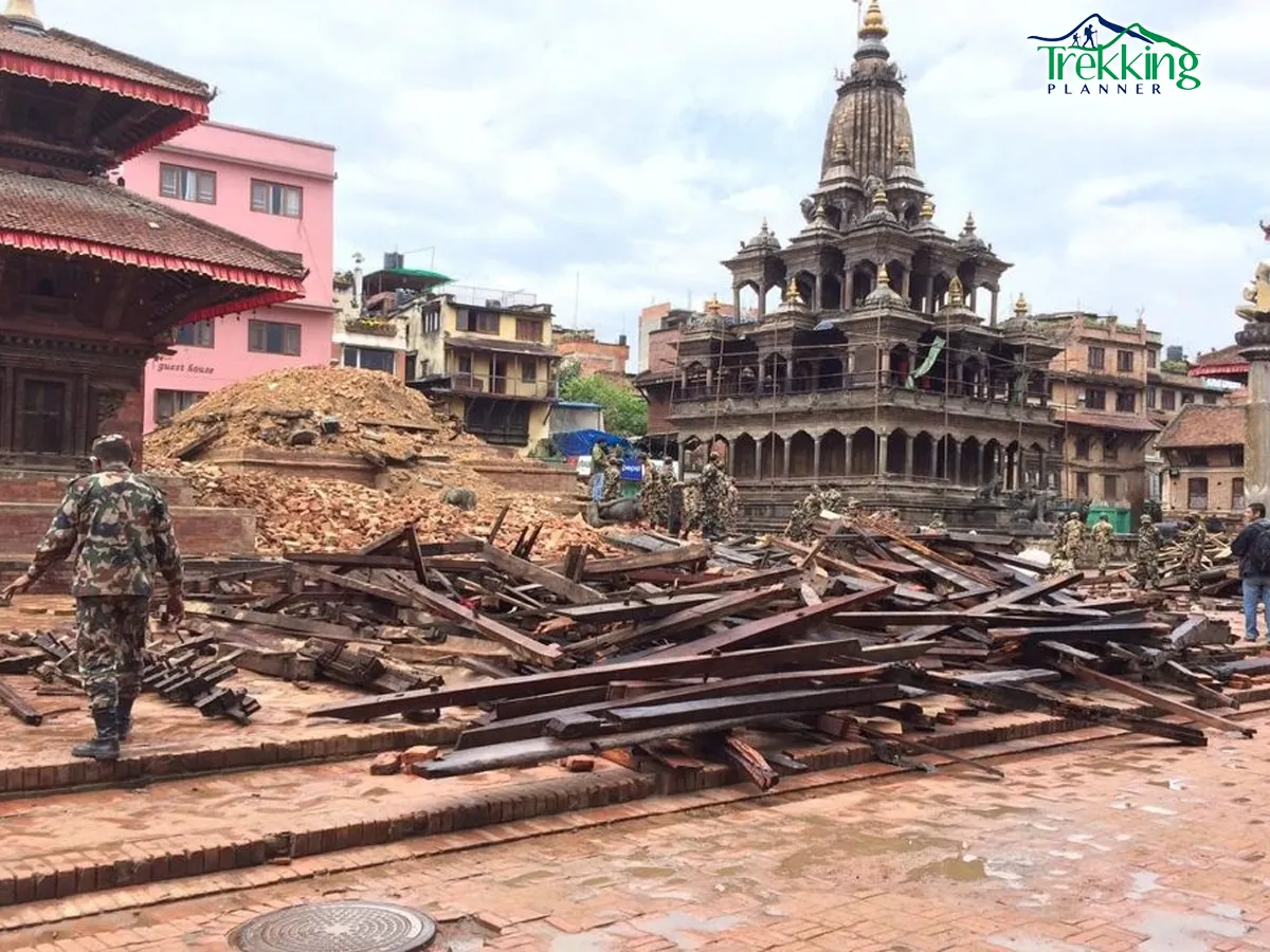Patan Durbar Square heritage buildings restored after earthquake damage in Nepal