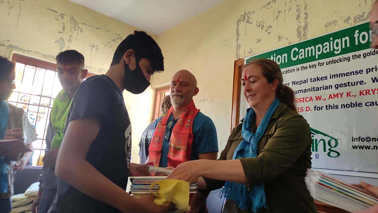 Donation At School