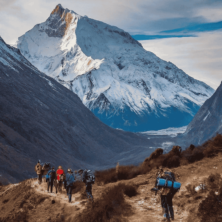 Manaslu Circuit Trek with larke Pass