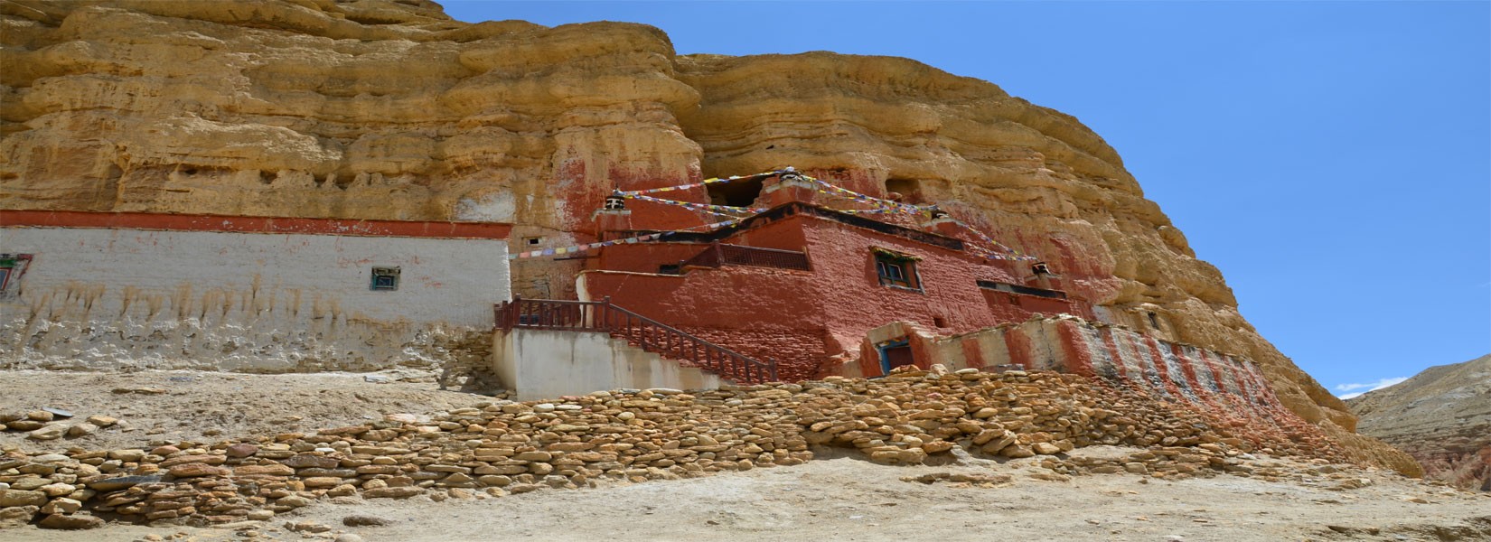 cave during upper mustang trek, trekking in nepal