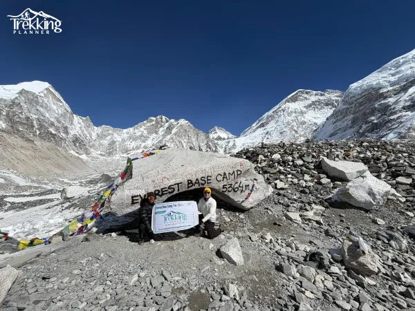 Everest Base Camp Trek Base Camp Marker