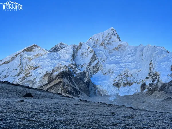 Frosty Alpine Mountain Panorama