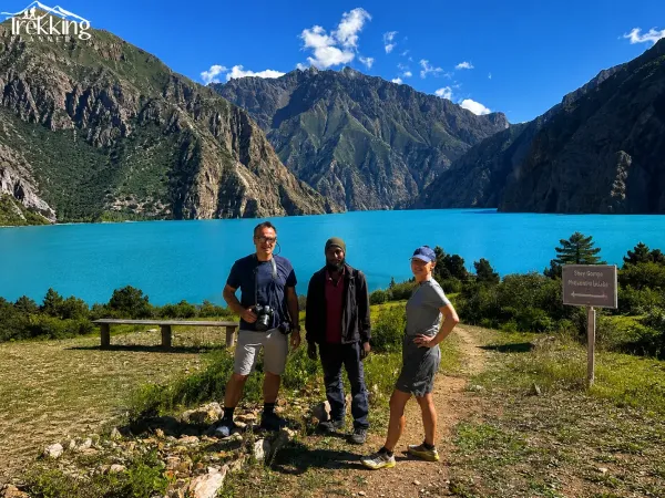 Hiking Near Phoksundo Lake Panorama