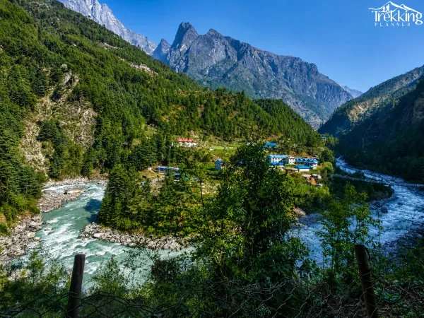 Mountain River Valley Panorama