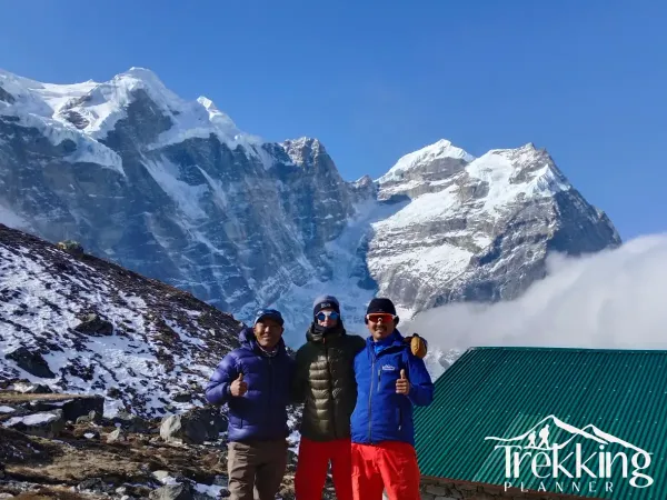 Mountain View On The Way To Lobuche Peak