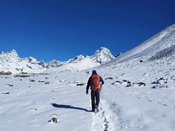On The Way To Lobuche During Ebc Trek