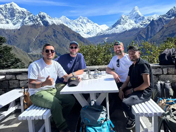 View From Everest View Hotel