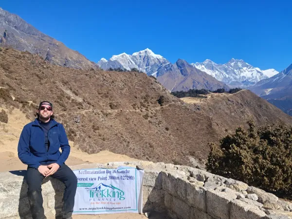 View From Everest View Point Namche