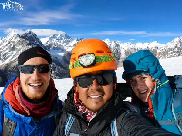 View From Mera Peak Summit