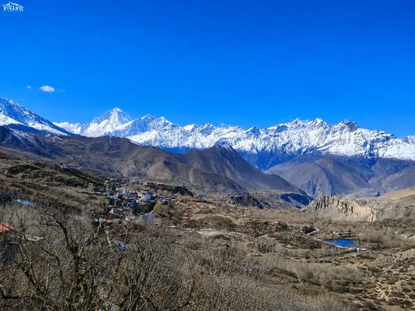 View From Near Muktinath From Ac Trek