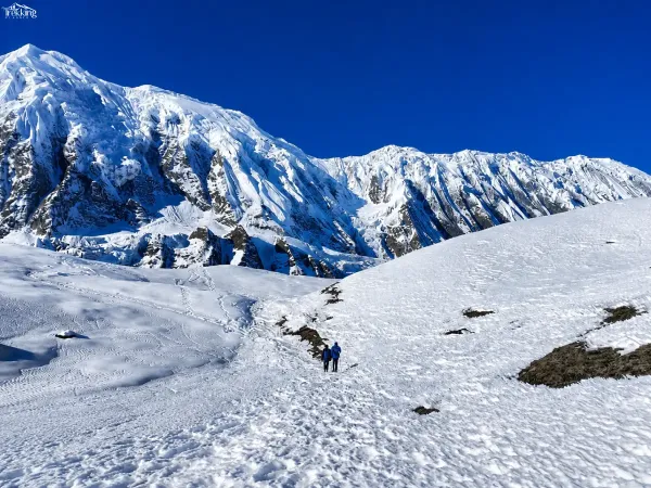 View From On The Way To Muktinath From Thorong La