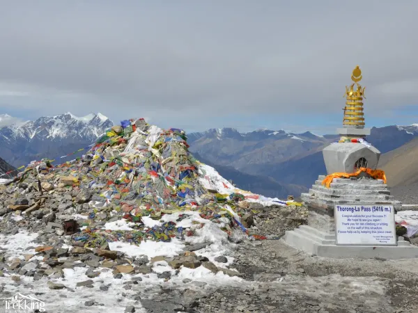 View From Thorong La Pass