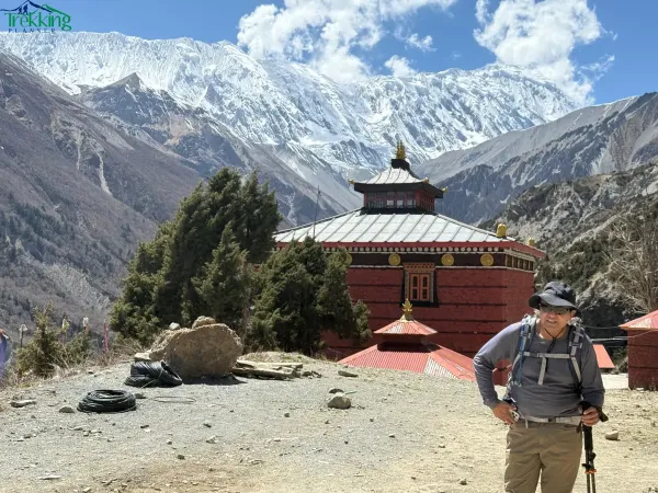 View From Tilicho Laka Trek 1