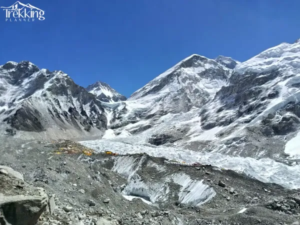 View Of Mt Everest And Ebc