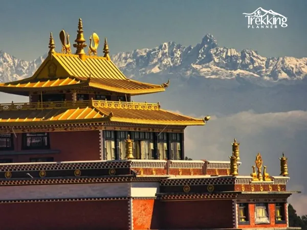 Panoramic mountain and countryside views seen during the Panauti to Namobuddha Day Hike in Nepal.