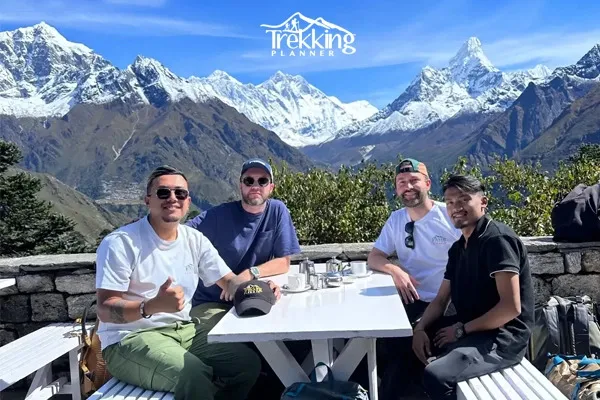 Mountains views from Everest View Hotel